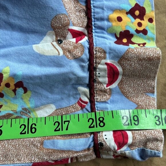 Nick & Nora Sock Monkey Pajama Pants XL Bowling Hammock Television - Picture 6 of 8